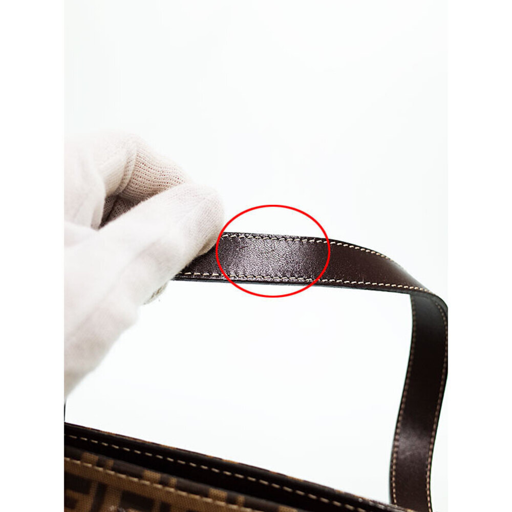 Fendi Zucchino Tote Bag Handbag - Picture 8 of 9